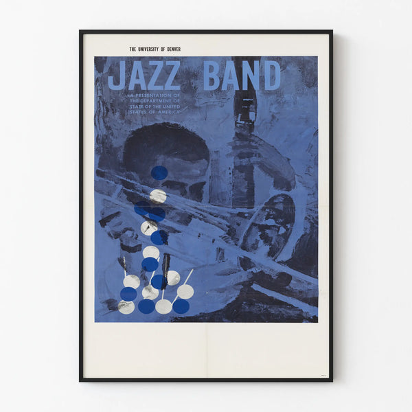 Vintage Jazz Band Poster University of Denver