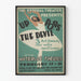 Vintage poster for the show 'Up Pops The Devil' at the Waterloo Theater