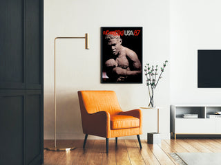 Poster Sculpture Boxer in Clay USA 87