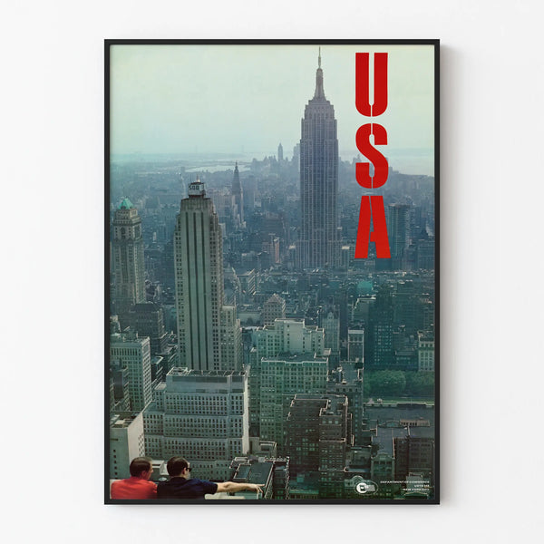 Vintage poster of New York City USA - Urban wall decoration Artem Legrand