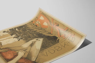 Vintage Artistic Poster Verein Deutscher Bildender Künstler 1895 — artwork view
