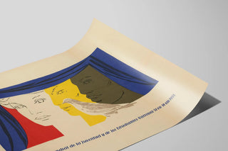 Vintage Poster of the World Youth Festival Warsaw 1955 — artwork view