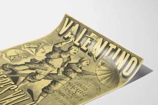 Vintage Valentino Poster The Valjhon Brothers American Jugglers