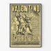 Vintage Valentino Poster The Valjhon Brothers American Jugglers