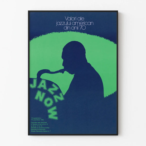 Vintage American jazz poster from the 1970s