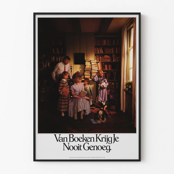 Vintage Poster Van Boeken You Never Get Enough 1985