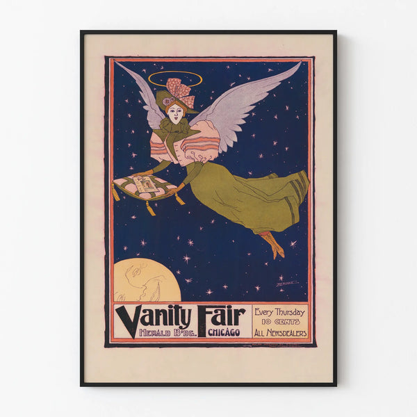 Vintage Vanity Fair Chicago Poster - Retro Wall Decoration