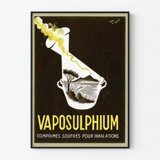 Vintage Poster Vaposulphium - Sulfur Tablets for Inhalations