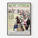Norwegian Literary Vintage Poster - 12 Poets of the 20th Century