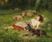 Bergère endormie - Évariste Carpentier — artwork view