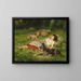 Bergère endormie - Évariste Carpentier — framed artwork on a wall