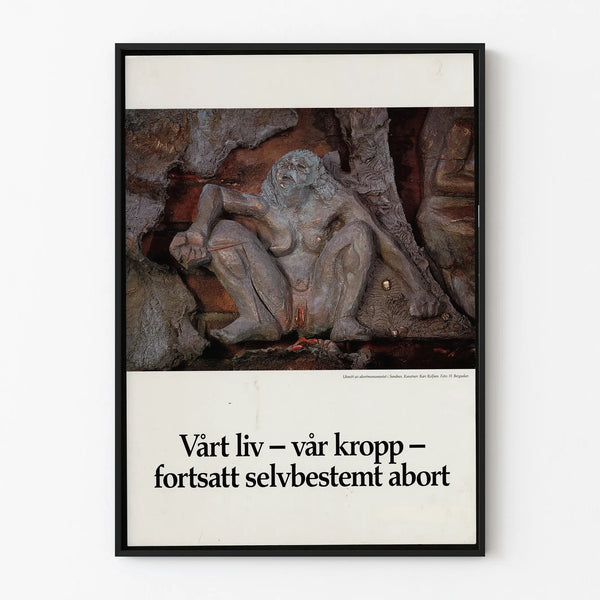 Sculptural Poster on the Right to Abortion and Bodily Autonomy