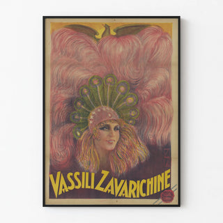 Vintage poster Vassili Zavarichine Art Deco style