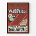 Vintage Vaudeville Poster - Melodramatic Theatre Show