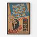 Vintage poster of musical comedy vaudeville Alcatzar