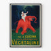 Vintage Végétaline Kitchen Poster Elephant Red