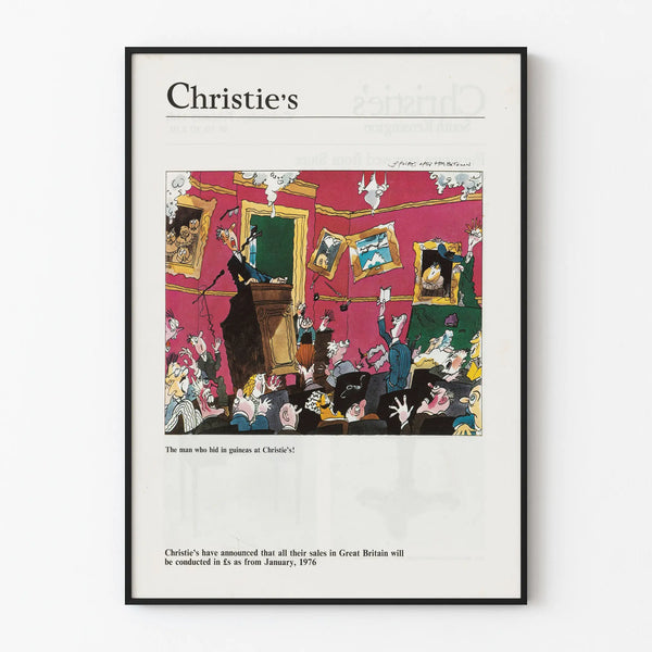 Humorous poster auction Christie’s edition 1976
