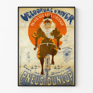 Vintage Poster of the Winter Velodrome - Palais des Arts Libéraux