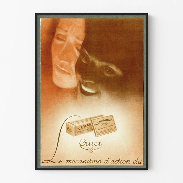 Vintage Veramone Poster - Retro Wall Decoration Artem Legrand