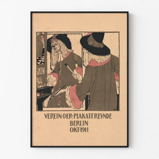 Vintage Poster Verein der Plakatfreunde Berlin 1911