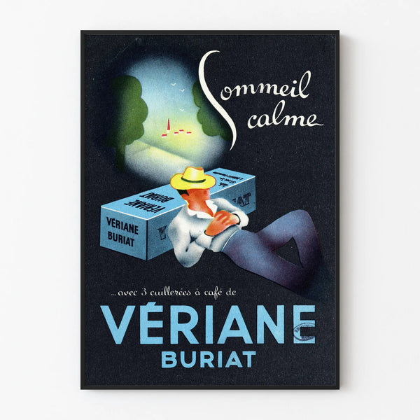 Vintage poster Calm Sleep Vériané Buriat