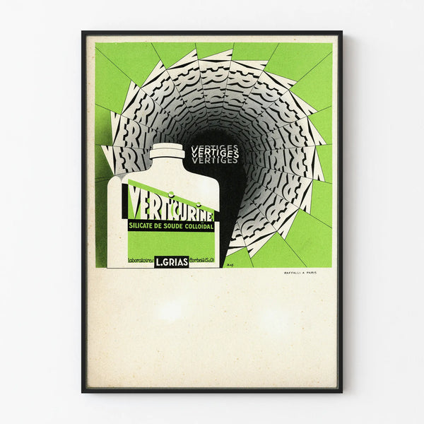 Vintage Verticurine advertising poster for wall decoration