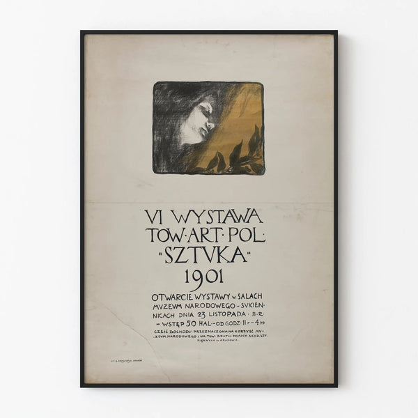 Polish Art Exhibition Poster 1901 - Vintage Wall Decoration
