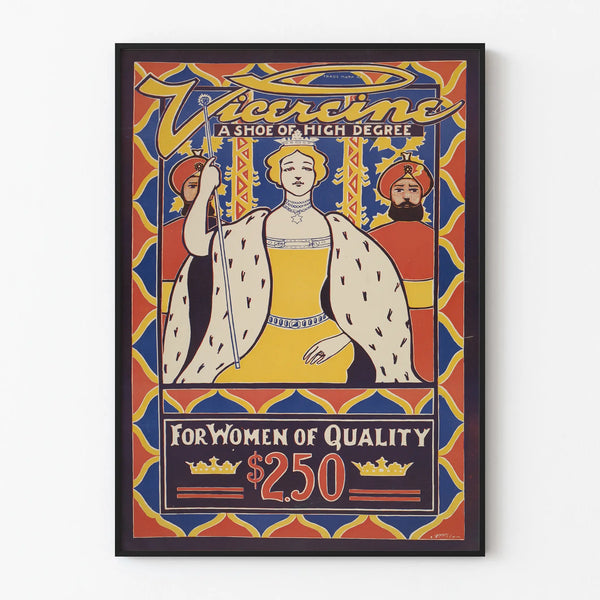 Vintage Vicereine Poster - Elegant Retro Wall Decoration