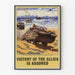 Vintage Military Poster 'Victory of the Allies' in Amphibious Landing