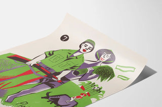 Vietnam Wall Decoration Poster - Army and People's Support