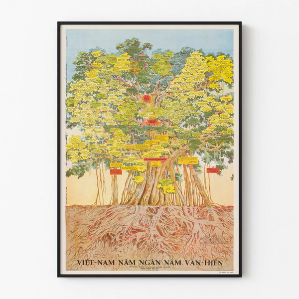 Vietnamese Culture Family Tree Poster