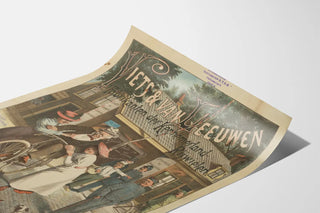 Vintage Poster Bicycle Manufacturers Viets & Van Leeuwen