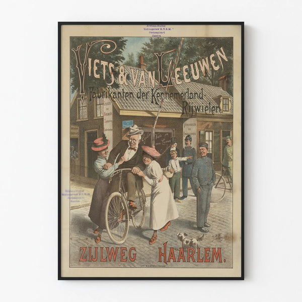 Vintage poster Viets & Van Leeuwen bicycle manufacturer