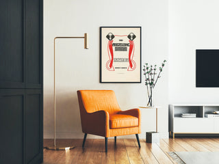 Poster Secession Austrian Artist 8th Exhibition