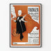 Vintage poster of Vikingen Norwegian humorous magazine