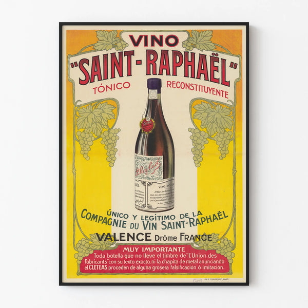 Vintage Poster of Saint-Raphaël Tonic Restorative