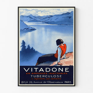 Vintage poster Vitadone tuberculosis treatment