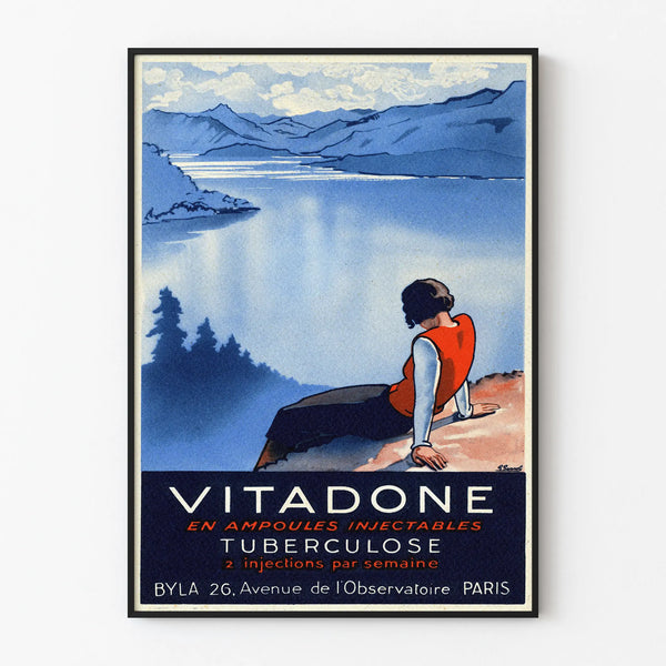 Vintage poster Vitadone tuberculosis treatment