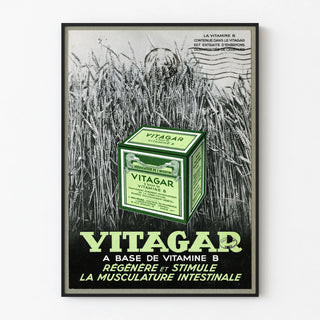 Vintage Advertising Poster Vitagar Vitamin B