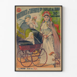 Vintage poster of children's cars - Hammock car