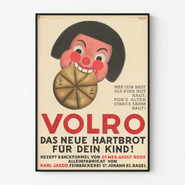Vintage Poster Volro Hard Pain Child Wall Decoration