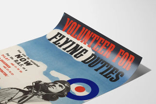 Vintage RAF Pilot Recruitment Poster
