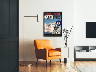 Vintage RAF Pilot Recruitment Poster