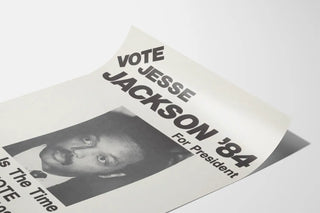 Jesse Jackson 1984 Electoral Campaign Poster