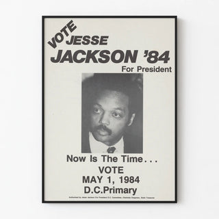 Jesse Jackson 1984 Electoral Campaign Poster