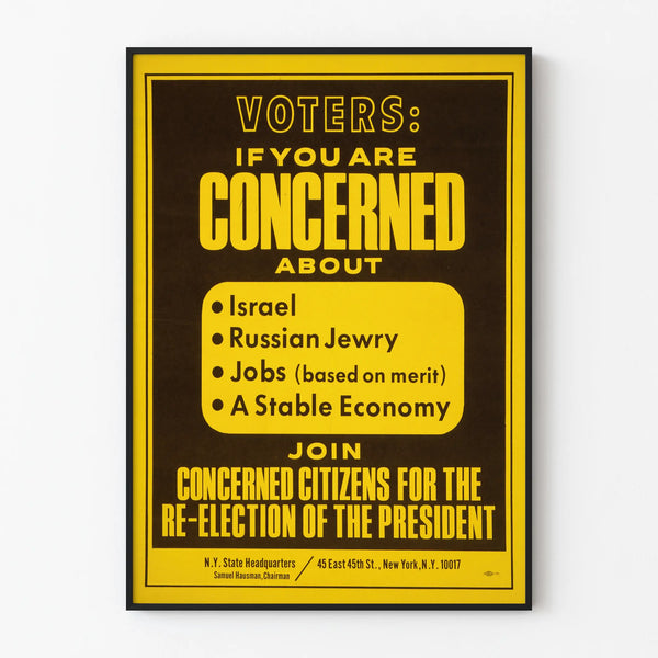 Vintage American Election Campaign Poster