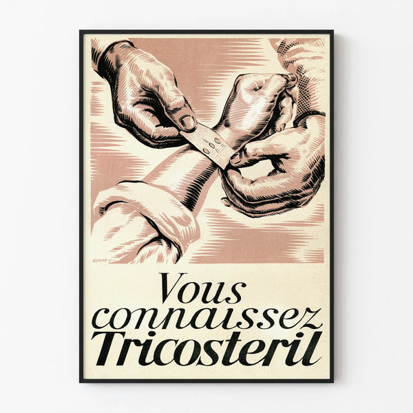 Vintage Poster You Know Tricosteril - Retro Wall Decoration
