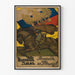 Vintage Russian Military Poster - Forward for the Homeland