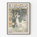 Vintage poster Au Bon Marché museum Books 1902