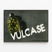 Vintage Advertising Poster Vulcase Brisson Laboratories — framed artwork on a wall